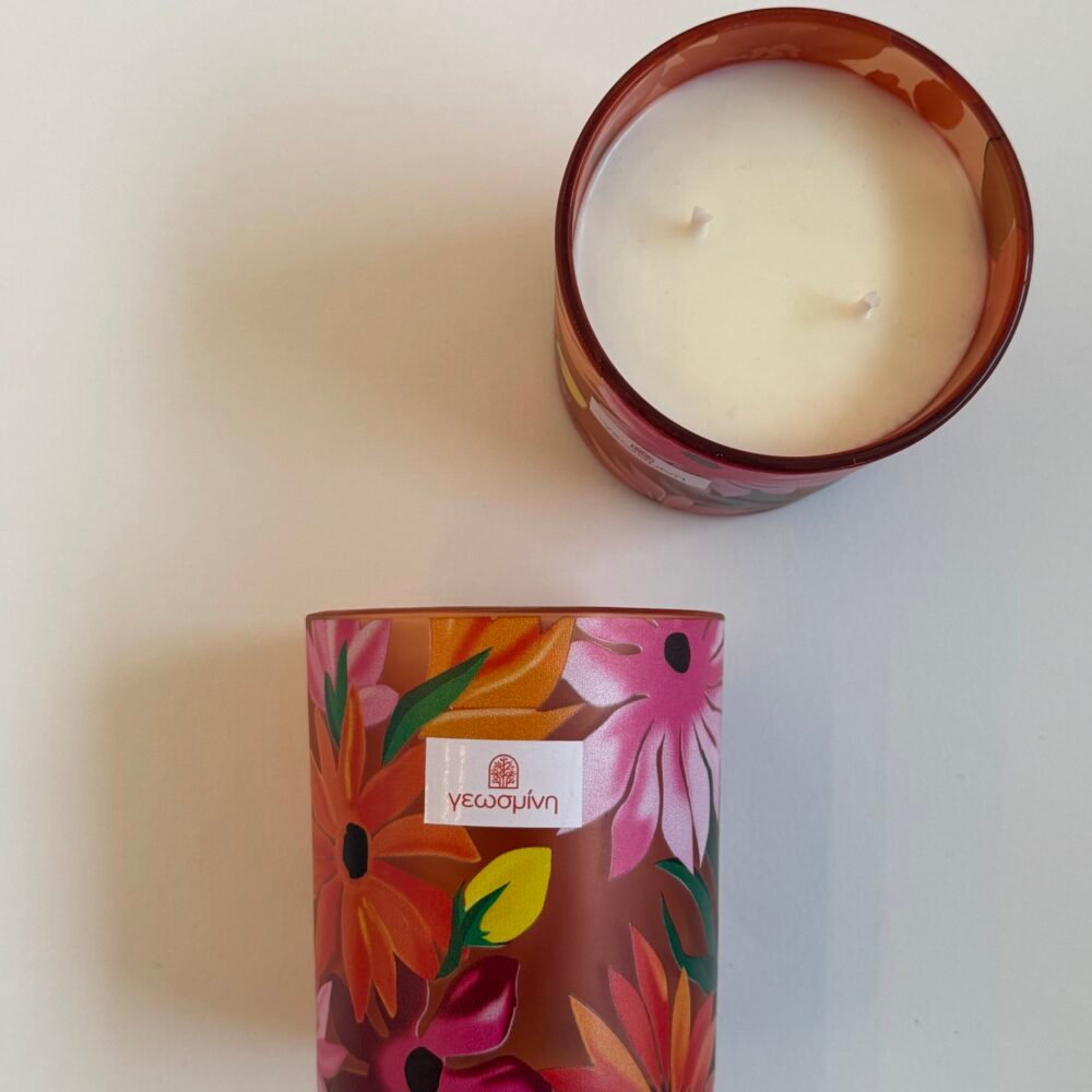 Limited edition Floral jar candle